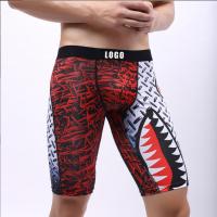 China OEM Sustainable Mens Boxer Shorts Polyester Breathable Gym Briefs Underwear factory