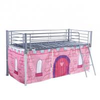 China Powder Coating Double Bunk 2000*900*1500mm Metal Frame Loft Bed factory