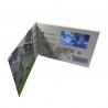China Advertising LCD Video Business Cards 350g Coated Paper / PCBA With Rechargeable Battery factory