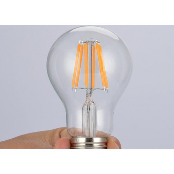Quality Bright Globe LED Filament Bulb , Warm White Filament LED Bulb Glass 3300K for sale
