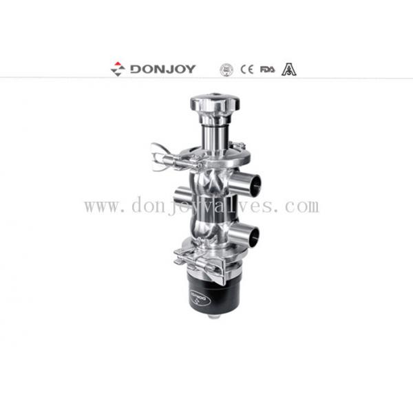 Quality SS316 Multiport Radial Diaphragm Valve with manual / pneumatic interchangeable for sale