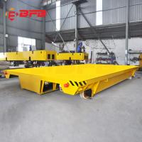 China Plastic Mould Warehouse Battery Transfer Cart On Rails factory