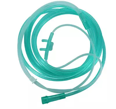 Quality Medical Sterile Nose Oxygen Cannula With Soft Curved Straight Prong for sale