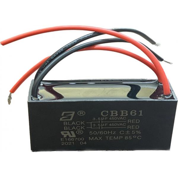 Quality CBB61 Wire Series Custom Capacitor Play A Role In Speed Regulation Of The Motor for sale