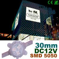China Decorative LED Lights 30mm RGB DC12V LED Pixels For Building Decoration factory