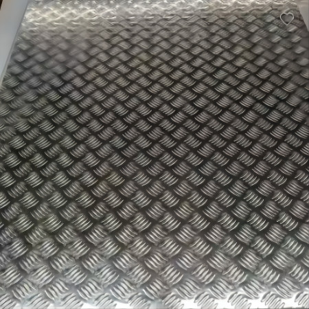 Quality 5754 Aluminum Checkered Plate 1mm Aluminium Five Bar Tread Plate for sale