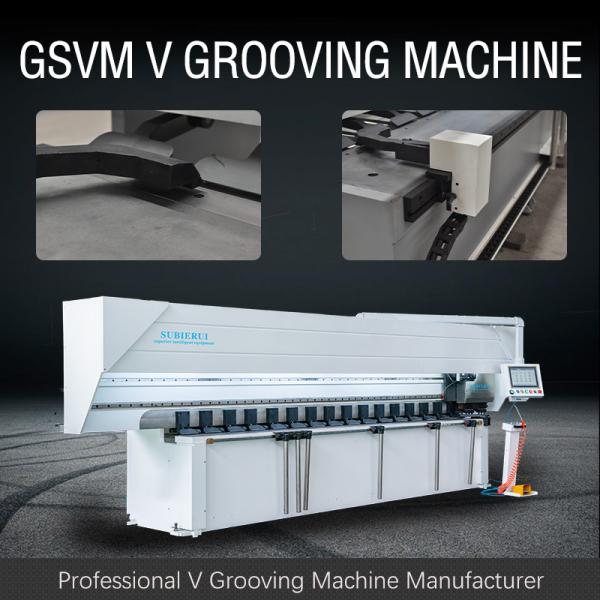 Quality Vertical Metal Grooving Machine Cnc V Grooving Machine For Ornament 1250mm for sale