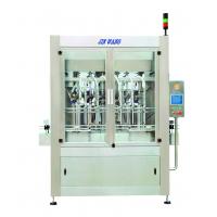 China Linear 8 6 Head automatic volumetric liquid filling machine Volumetric Piston Fillers 1L-5L factory