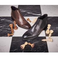 China Handmade Genuine Mens Casual Leather Boots / High Ankle Boots Environmental Friendly factory