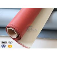 Quality 0.7mm Thickness Fireproof Silicone Coated Glass Fabric for Welding Protection for sale
