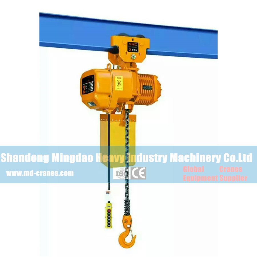 China Factory Direct Supply 1 ton 5 ton 10 ton 380V 3Phase Electric Chain Hoist Price factory