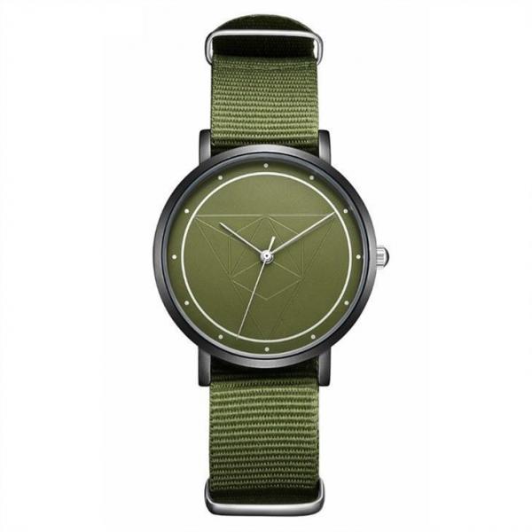 Quality Digital Nylon Wrist Watch Mineral Strengthened Glass Mirror Alloy Case for sale