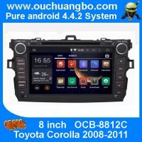 China Ouchuangbo Car DVD Stereo System for Toyota Corolla 2008-2011 Android 4.4 3G Wifi BT Audio for sale