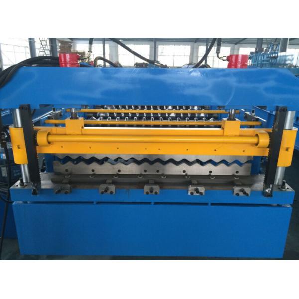 Quality 5T Corrugated Roll Forming Machine , Roofing Sheet Making Machine Hydraulic Power for sale