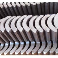 China U Shaped Ceramic Ferrite Magnets Permanent Motor Magnet R35 x 137 x 7.5 Customized Size factory