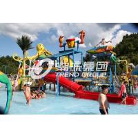 China Parent-child Theme Big Aqua Playground Fiberglass Water House for Amusement Park factory