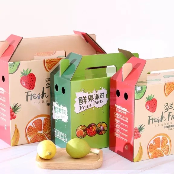 Quality Vegetable Cardboard Packing Boxes Custom Printing Shipping Carton Boxes For Fruit for sale