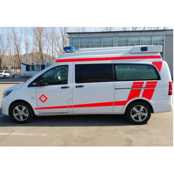 Quality Medical Mercedes Benz Ambulance Gasoline 7 Seats 4×2 White for sale