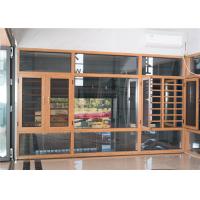 china Contemporary Aluminum Windows And Doors Yellow Overall Easy Clean Powder Coated