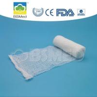 China Rolled Medical Wound Dressing First Aid Adhesive Crepe Bandage Customized Size factory