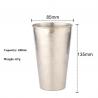 China Colorful Single Wall Titanium Beer Cup Outdoor Coffee Mugs 480ml Capacity factory