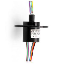 Quality Continuous Transmission Micro Slip Ring Data Under 360° Unrestrained Rotation for sale
