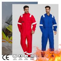 China Flame Retardant Coverall Workwear Coverall Working Uniform Full Cotton Customizable factory