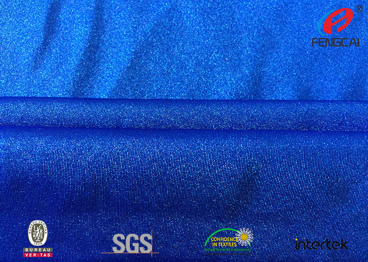 China Waterproof 40D Shiny Nylon Spandex Fabric For Bikini Swimwear 178cm Width factory