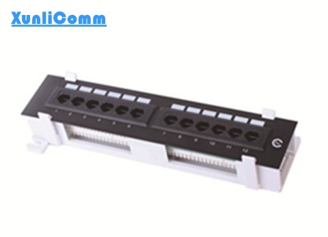 china Wall Mount Network Patch Panel , Network Panel Box High Tensile Strength