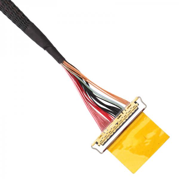 Quality 36 AWG Full Hd LVDS LCD Cable Assembly I-Pex 20453-240t-01 To 20453-240t-01 for sale