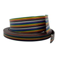 China Electrical Multi Color Flat Wire Cables , Multiple Core PVC 26 Awg Ribbon Cable factory