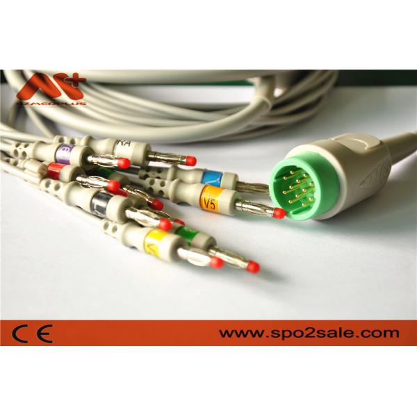Quality MEDTRONI Compatible Direct Connect EKG Cable for Lifepak 11, Lifepak 12, Lifepak 15, Lifepak 20 for sale