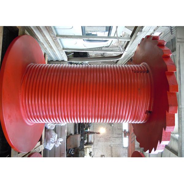 Quality Lebus 320mm Diameter Rope Winch Drum Steel For Mining Equipment for sale
