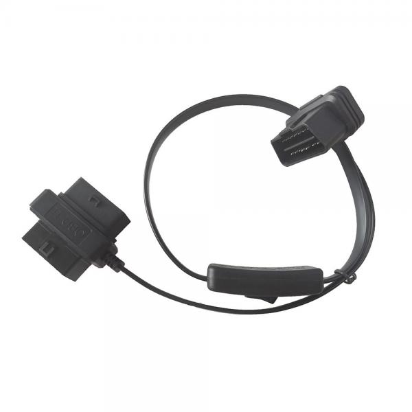 Quality 1 Male To 2 Female OBDII Diagnostic Cable Extender J1962 With Switch for sale