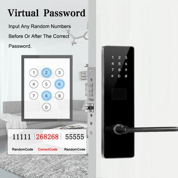 Quality Stainless Steel IOS Intelligent Door Lock 75mm TT Electronic Password Lock for sale