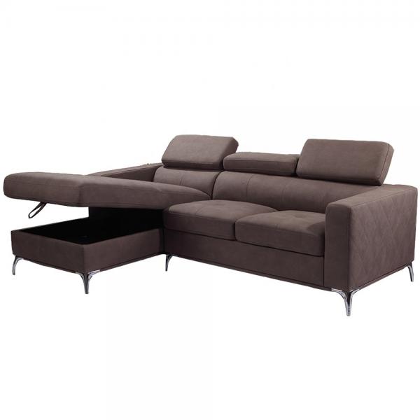 Quality Stain Resistant Sectional Couch Bed , Multifunctional Retractable Sofa Bed for sale