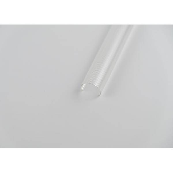 Quality Rigid Polycarbonate LED Profile Diffuse , Custom Color Plastic Extrusion for sale
