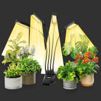 Quality 4 Head Desktop Led Grow Light Foldable 18w Clip On Grow Lights For Indoor Plants for sale