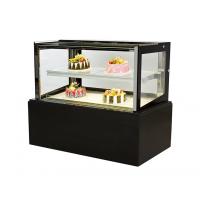 Quality Straight Glass Door Bread Refrigerated Cake Display Double Layer Air Cooling for sale