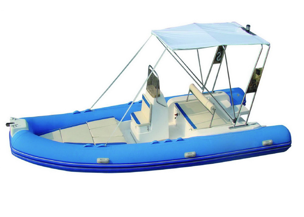 China Semi Rigid Inflatable Boat FQB-R600A French Orca Hypalon Tube IACS factory
