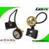 China 6.8Ah High Power LED Headlamp 15000lux IP68 With Low Power Warning Function factory
