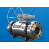 Quality 150LB HE Series Trunnion Mounted Ball Valve Fireproof Antistatic Design for sale
