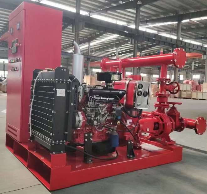 China Diesel Engine Centrifugal Fire Pump With Low Noise Level And Electric Power Supply factory