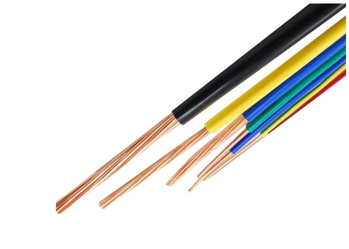 China Single Core Non Sheathed Electrical Cable Wire Low Voltage House Wiring Cable factory