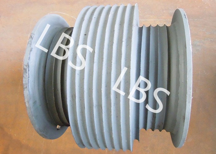 China Stainless Steel Variable Diameter Wire Rope Drum For Hoist Machinery factory