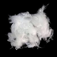 china Anti Distortion Recycled Polyester Staple Fiber White Color For Non Woven