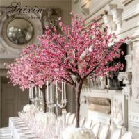 China Wedding Decoration Table Pink Tree Romantic Centerpiece Party Gift Wedding Pink Table Artificial Tree factory