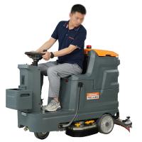 Quality Industrial Auto Scrubber Floor Machine Ride On For 6000 sq.m Cleaning for sale