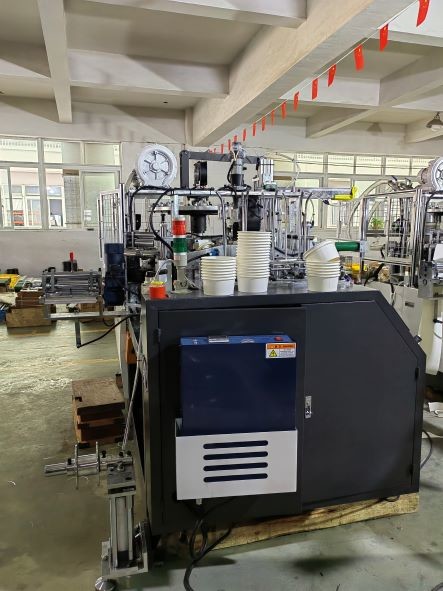 Quality 380V 50HZ Full Automatic Paper Cup Machine Energy Efficiency ZSJ-588 for sale