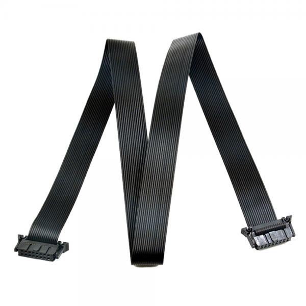 Quality Black Color Flat IDC 40 Pin Ribbon Cable 2.54mm Pitch For Computer Automotive for sale